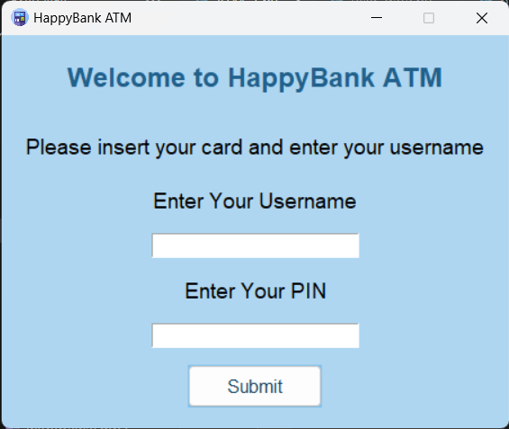 HappyBank ATM