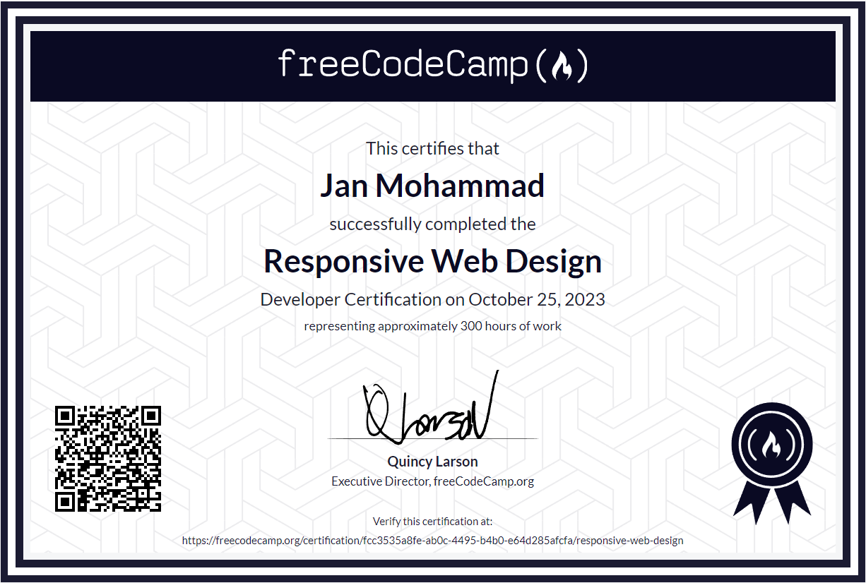 Certificate 5